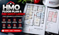 design an hmo floor plan and fire safety layout for council approval
