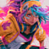 make custom anime art, character design and vtuber avatar