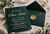 design luxury wedding card