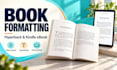 format your print book, paperback, hardcover and professional book layout KDP