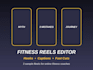 edit fitness reels with strong hooks