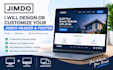 customize jimdo website header, footer and navigation