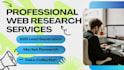 internet research, data collection, and excel data entry