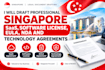 draft professional singapore saas software license eula and technology agreement
