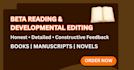 beta read, critique and developmental edit your manuscript