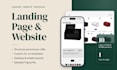 design an ecommerce website UI UX or product landing page in figma