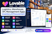 build fix lovable logistics warehouse 3pl management apps inventory procurement