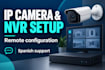 help configure your IP cameras and nvr remotely