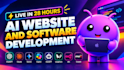 do ai website development as full stack ai software developer, ai engineering