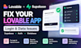 troubleshoot lovable supabase login and data issues