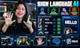 build ai sign language recognition, hand tracking and gesture detection