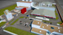 create 3d industrial animation waste to energy facility power plant process flow