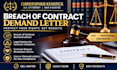 prepare a contract breach dispute letter as a US attorney