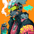 draw cool cartoon character, graffiti character