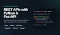 build a fast and secure rest API with python and fastapi