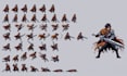 pixel art sprite sheet pixel art animation tileset character animation rpg games