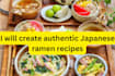 create authentic japanese ramen recipes