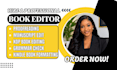 do book editing amazon kdp manuscript editing grammar spellcheck nonfiction book