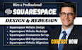 build squarespace website design, squarespace redesign, square website design