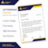 design a professional business letterhead for your company
