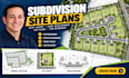 create subdivision plans, lot layouts and land development plans