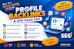 do high quality dofollow social profile creation backlinks