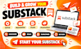 setup substack account, substack newsletter, manage substack