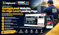 build gohighlevel website, go high level landing page