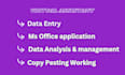 be your virtual assitant for data entry services