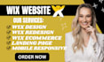 wix website redesign, wix website design, wix website, wix