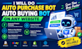 do auto purchase bot, auto buying bot on any webiste