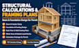 do structural calculations, beam and foundation design, framing plans