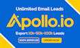do b2b lead generation extract data from apollo any industry