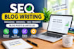 write engaging SEO blog posts and articles