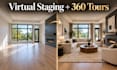 create virtual staging and 360 tours for virtual real estate