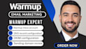 setup warmup inbox cold email warmup domain authentication warmup deliverability