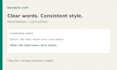 proofread and polish your business or website copy