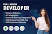 do website development as full stack developer