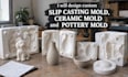 design custom slip casting mold ceramic mold and pottery mold