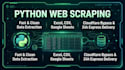 do fast python web scraping, extraction and web crawling from any website