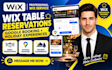 set up wix table reservations google booking  and holiday experiences