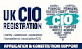 prepare your UK cio registration application and cio constitution