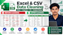 clean and preprocess your excel or CSV data