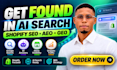 do shopify SEO aeo GEO optimization for google and ai search