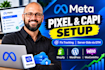 setup facebook pixel, conversion API, fix meta pixel, server side tracking GTM