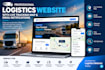 design a logistics website with live tracking map and email notifications