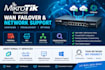 configure mikrotik router firewall nat and wan failover