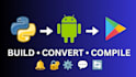 build and compile your python kivy app into an android apk