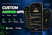 develop a custom android app or convert website to app