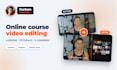 edit online course and e learning videos with captions and graphics